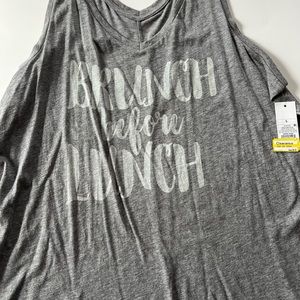 Brunch before lunch Womens tank top, size L, nwt